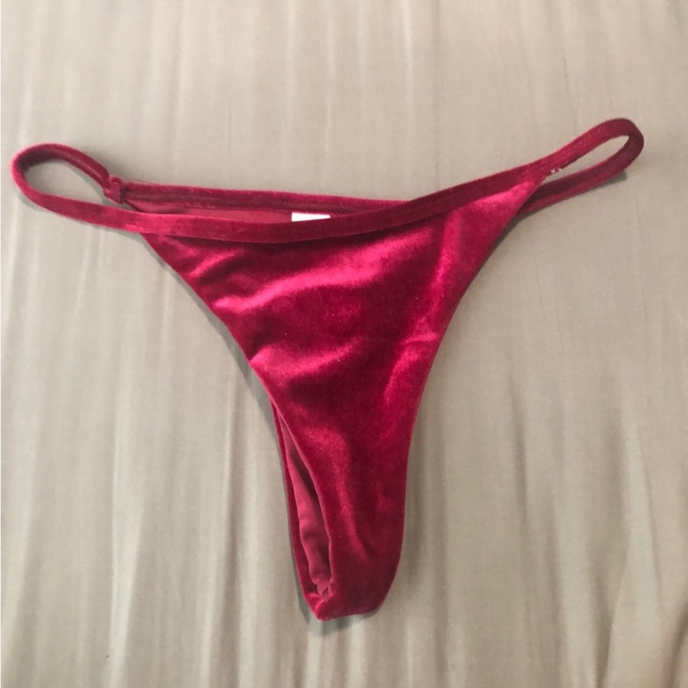 Red Velvet Swim Bottoms